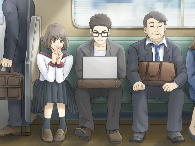 座れる通勤電車は ひとり で集中できる恰好のワーキングスペース Danro 座れる通勤電車は ひとり で集中できる恰好のワーキングスペース Danro